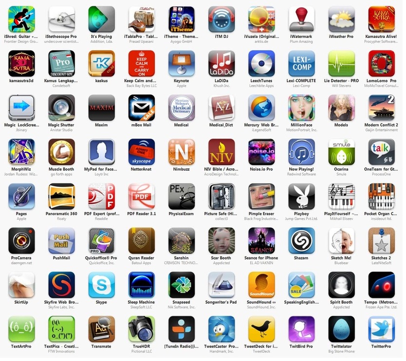 aplikasi iPhone/iPod